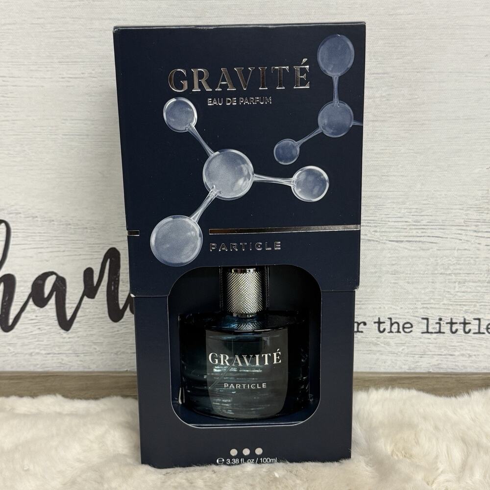 GRAVITÉ Particle Eau de Parfum 3.38oz (100ml) Men's Fragrance New Open Box